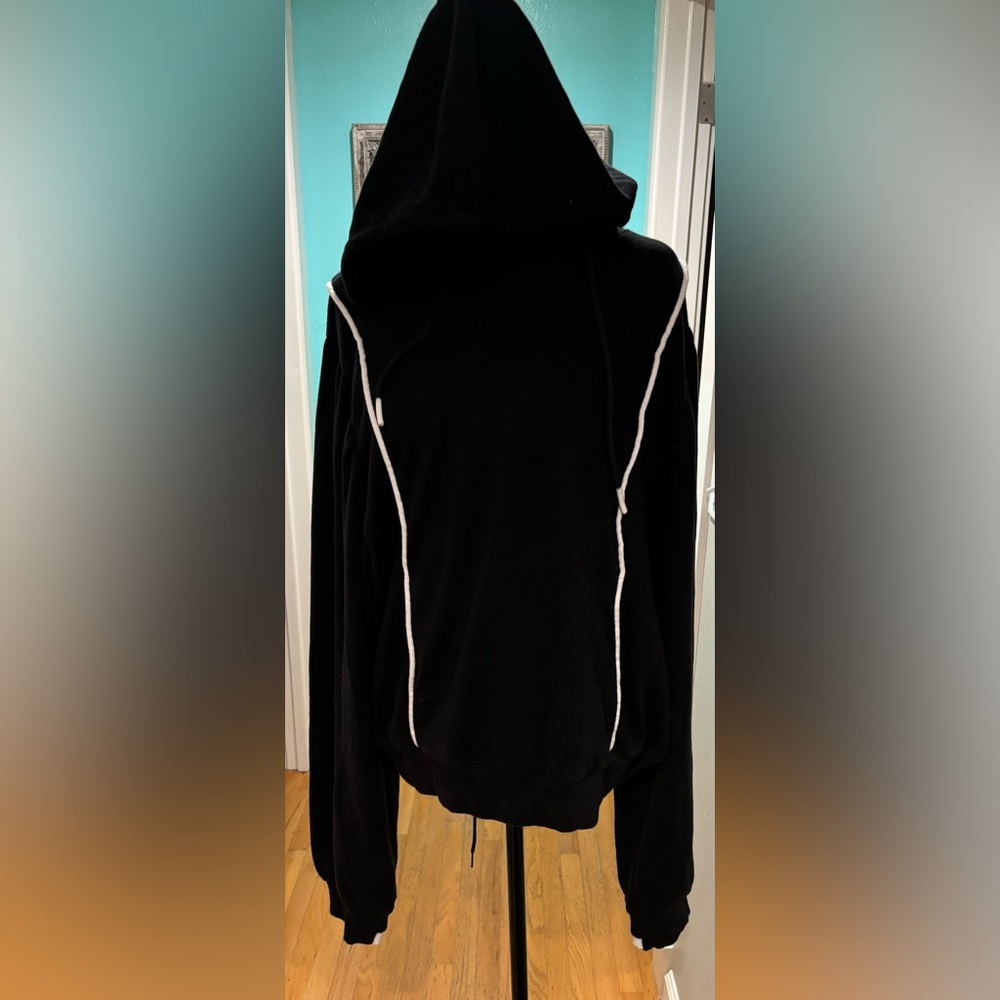 NWOT Free People Movement Sandstorm hoodie in black - L - Picture 7 of 13